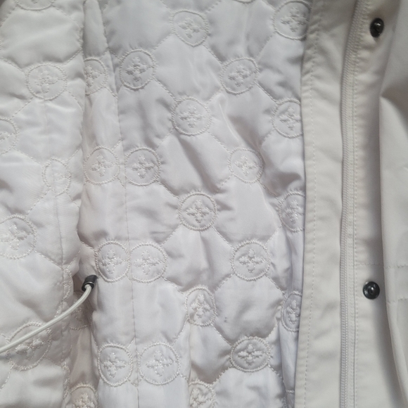 White windbreaker style jacket by Kristen Blake - Picture 3 of 6